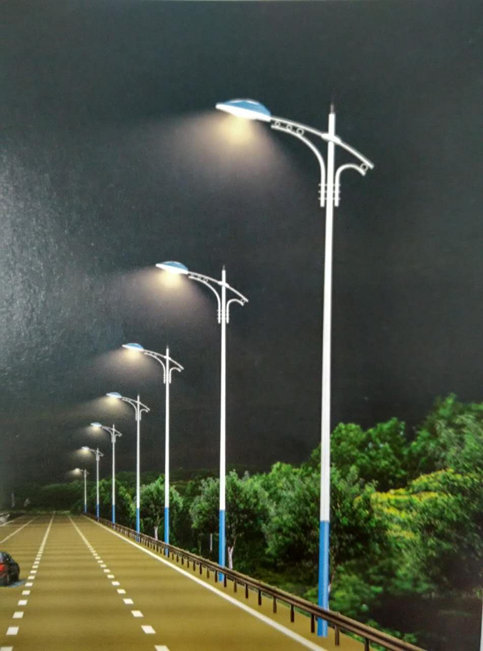 一體化led太陽能路燈6M 一體化路燈 單臂戶外照明道路燈